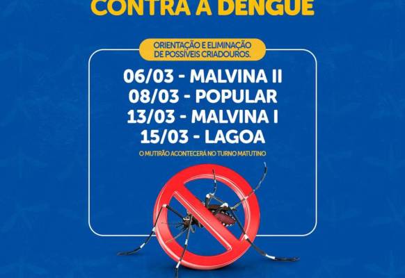 Mutirão de Limpeza em Combate a Dengue