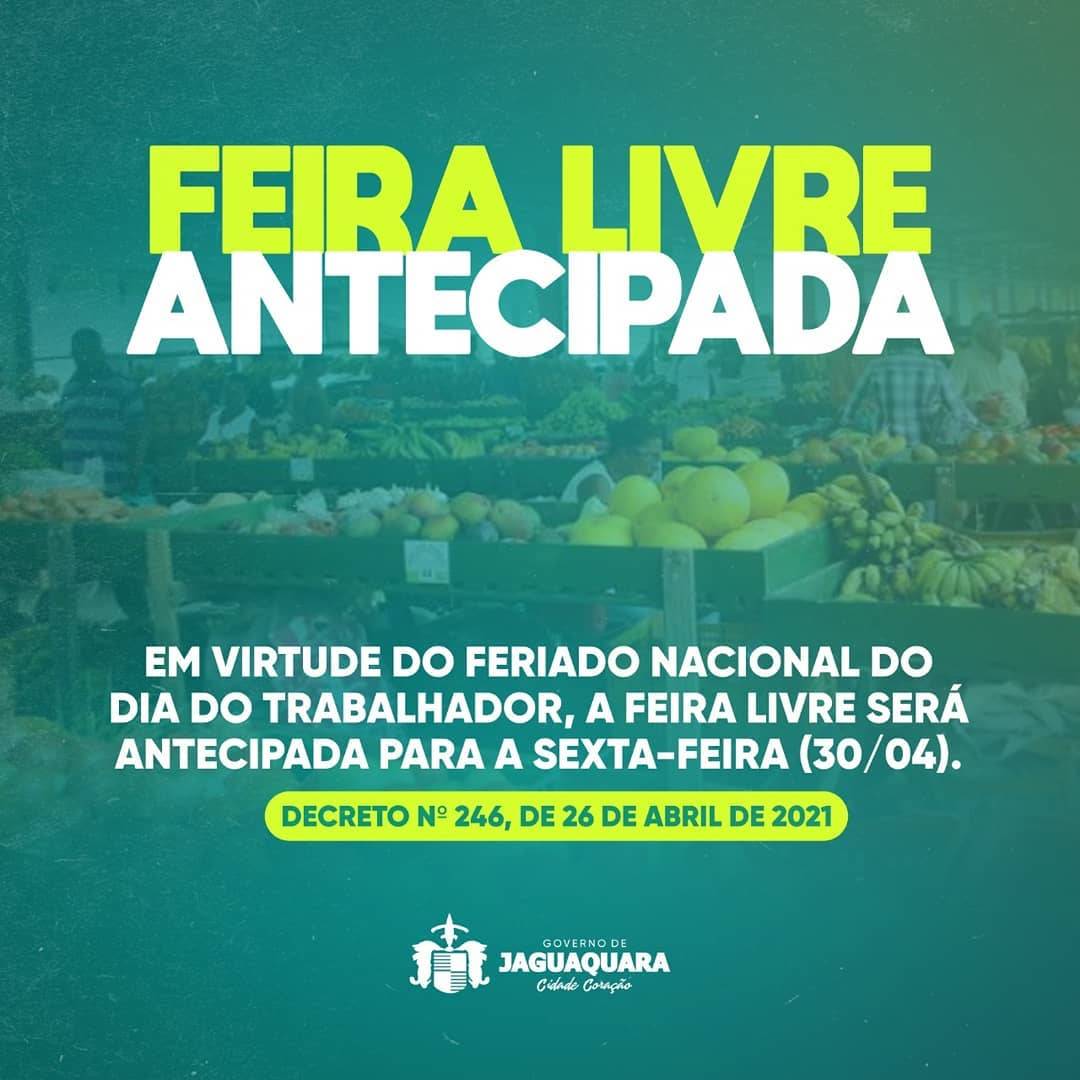 Feira Livre Antecipada 