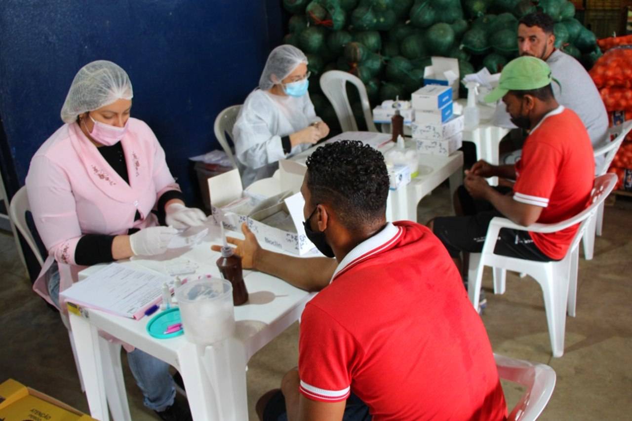 Saúde Itinerante no Ceasa 