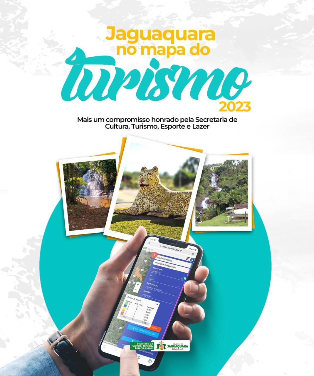 O Ministério de Turismo-MTUR divulgou a inclusão de alguns municípios no mapa…