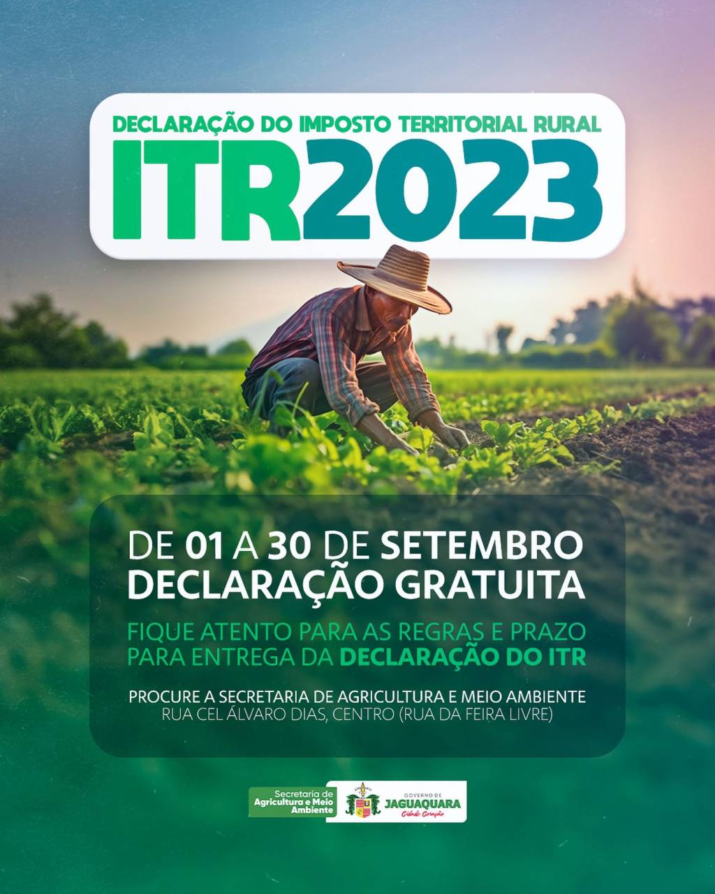 Declaração do ITR…