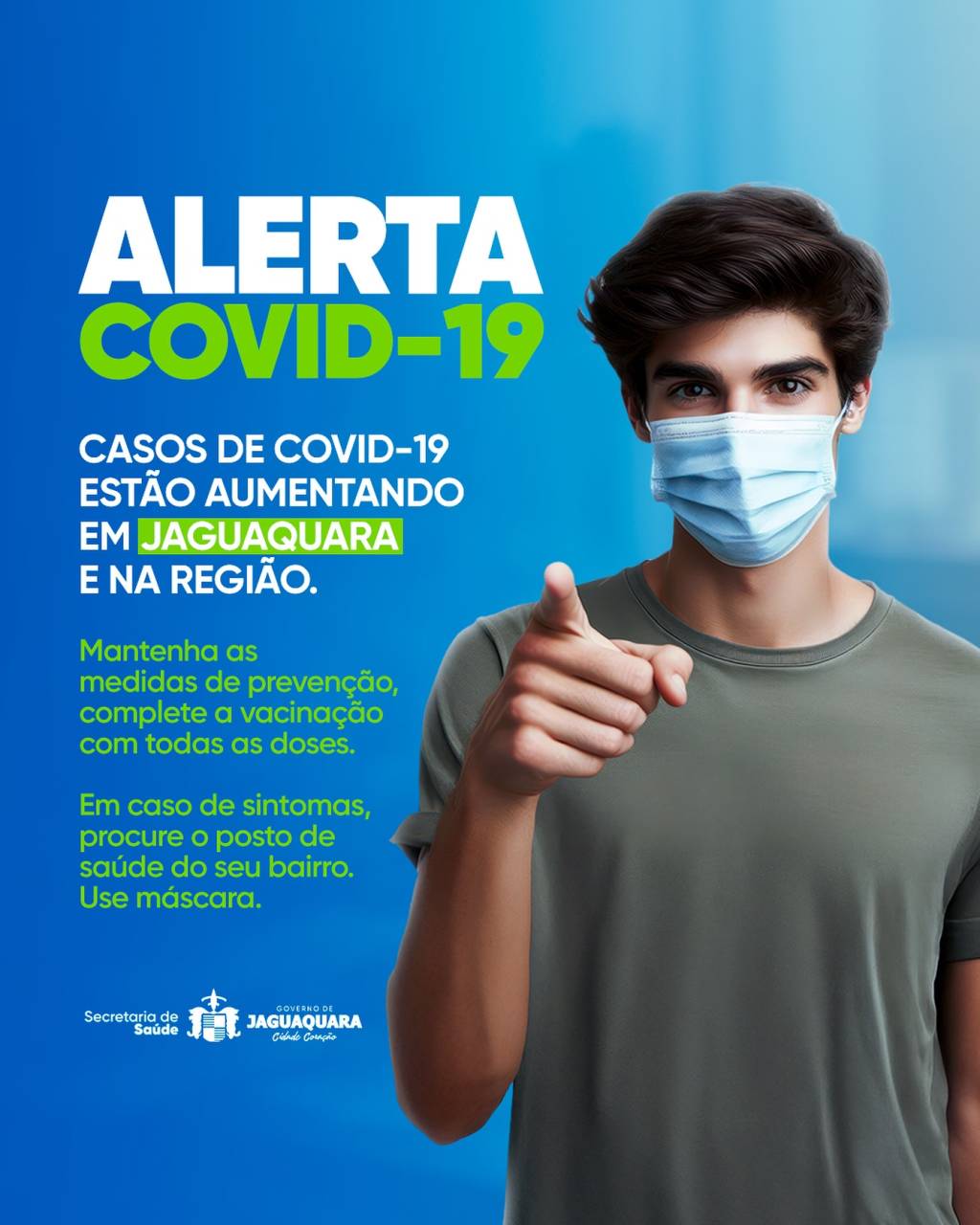 Diante de alguns testes positivos para COVID-19 em nosso município , é importante intensificar…