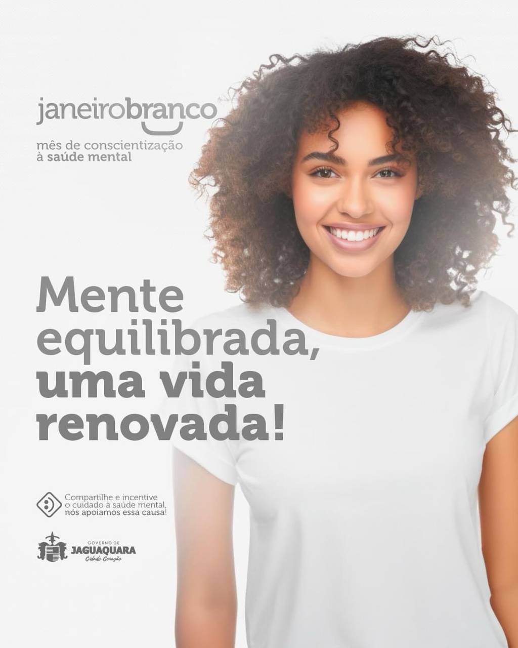 Janeiro Branco: Cuide da sua Saúde Mental!  Neste Janeiro Branco, a Prefeitura de…