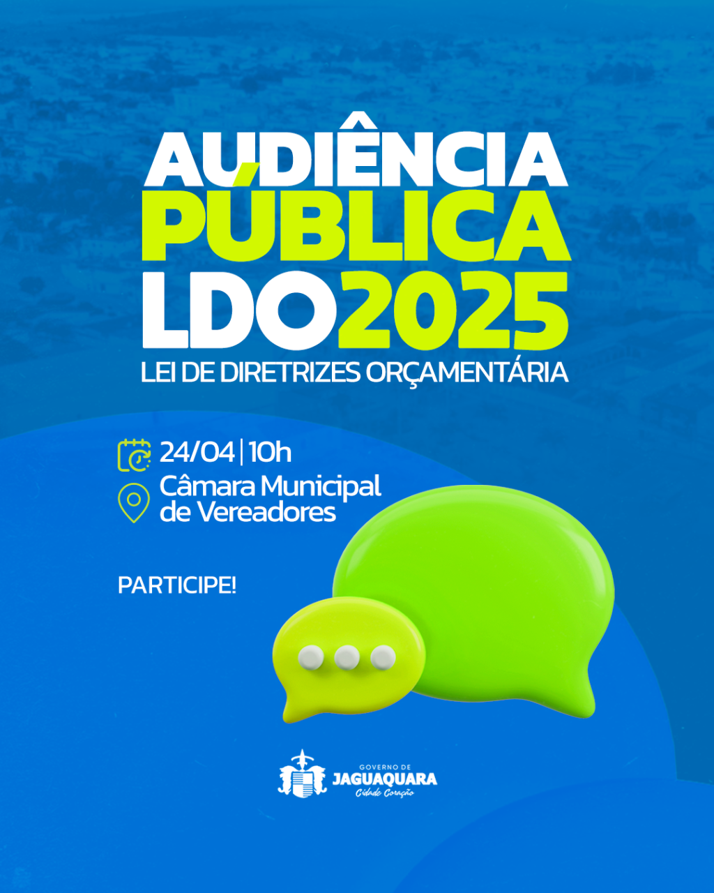 Participe da audiência pública hoje na Câmara de Vereadores e saiba como estão…