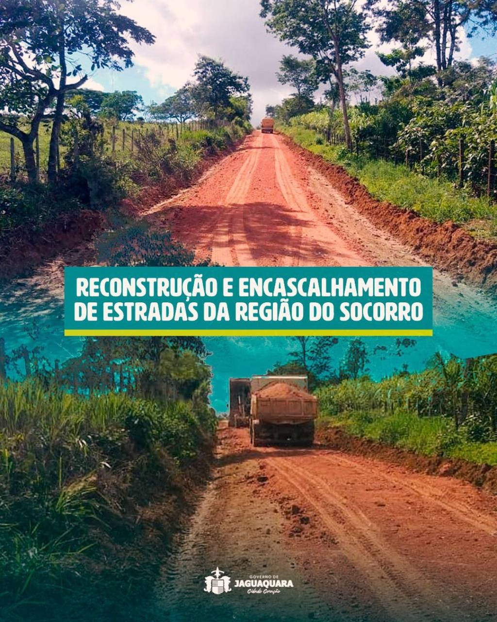 O trabalho não para! As equipes continuam na zona rural realizando os serviços necessários…