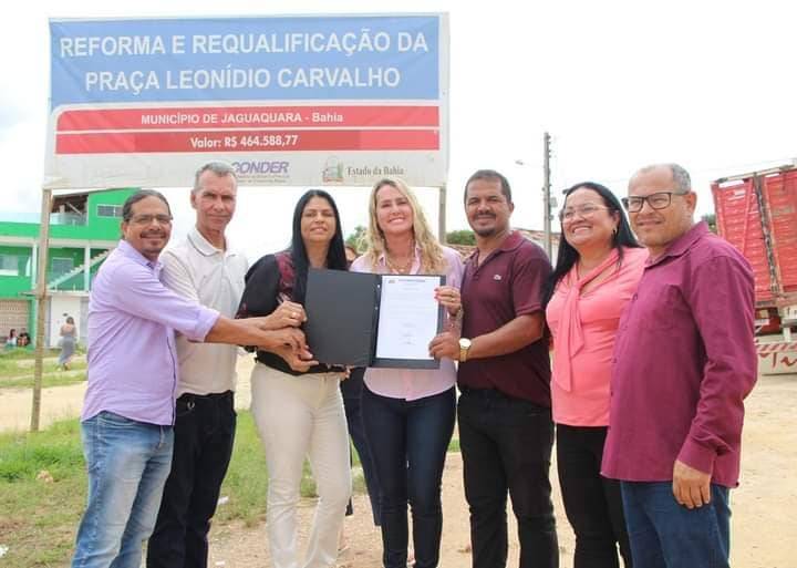 A Prefeitura Municipal de Jaguaquara de Ordem de Serviço para a construção de…